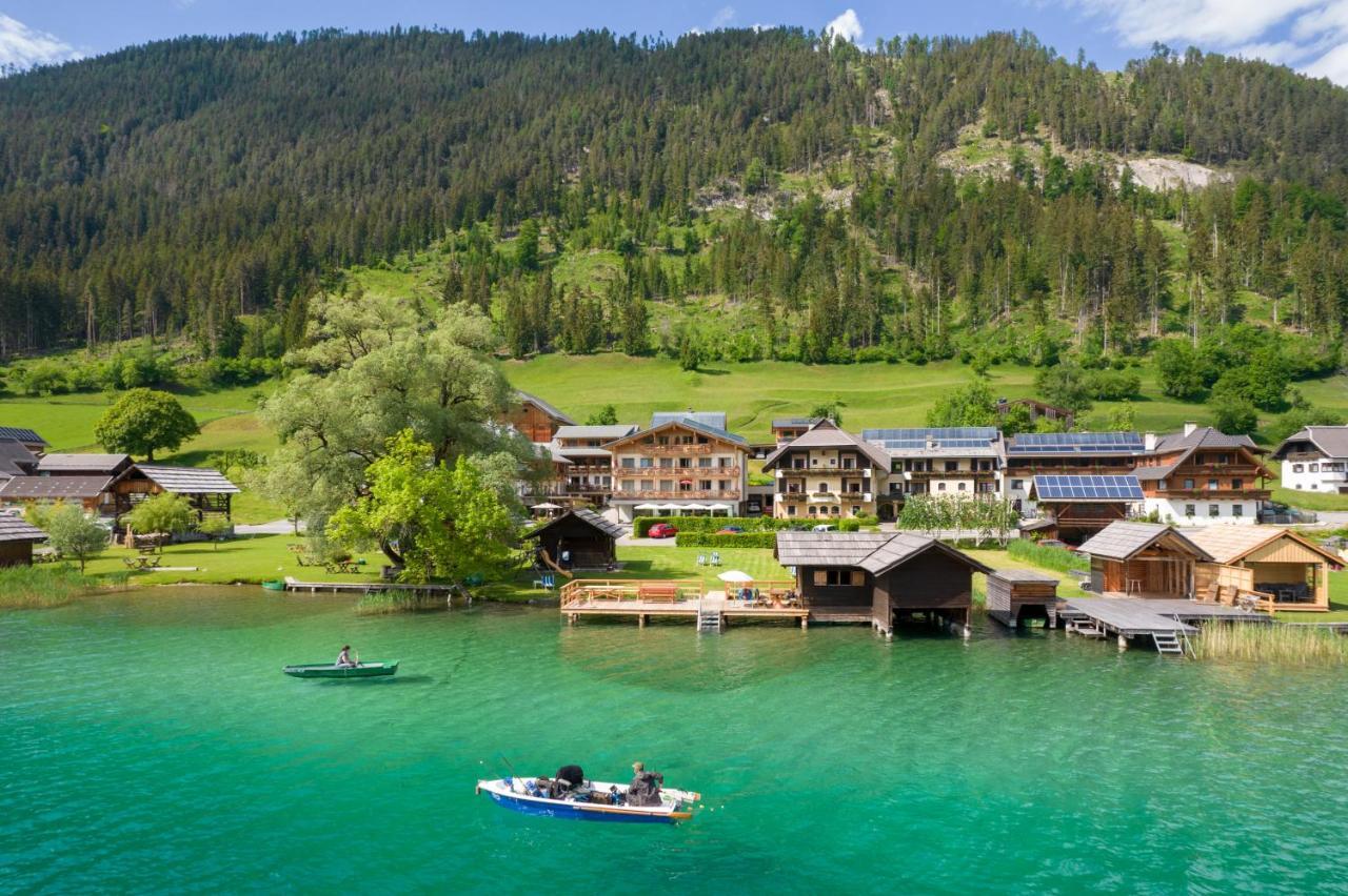 Draxl-Hof Ferienwohnungen Weissensee Bagian luar foto